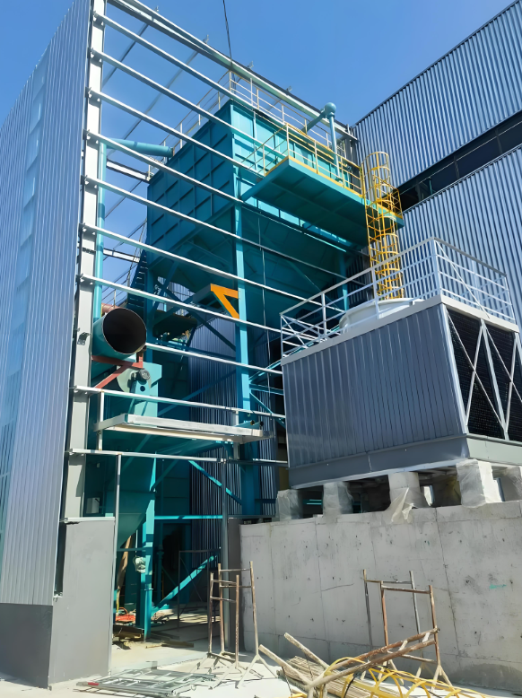 北京工廠布袋除塵器安裝施工現(xiàn)場